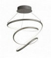 Magic led pendant light satin silver
