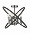 Ceiling light hoopla 4 tin bulbs