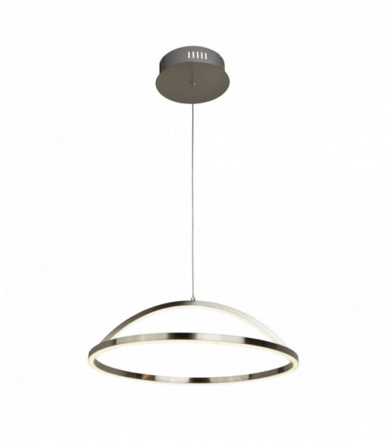 Suspension led magique argent satiné