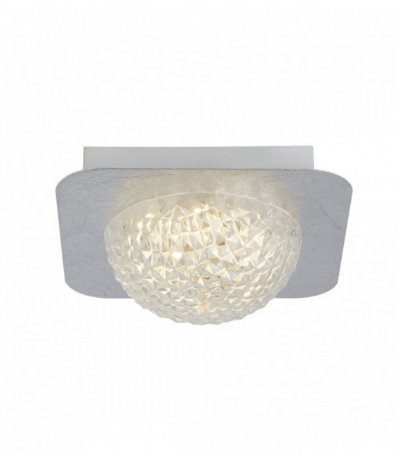 soffitto quadrata LED 1 litro celestia - acrilico trasparente con carta argentata