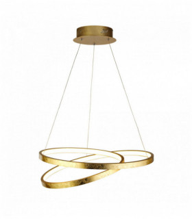 Gold leaf pendant float led
