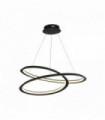 Led tourbillon pendant light