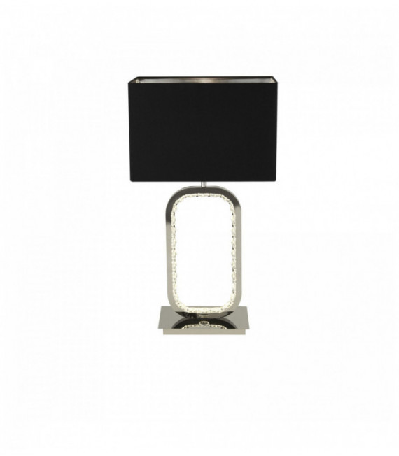 Tischleuchte hat Chrom mit 1 x E27 mittlerer Basis und LED mit CRYSTAL detail