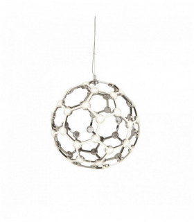 Suspension magic globe frame led chrome