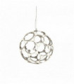 Suspension magic globe frame led chrome
