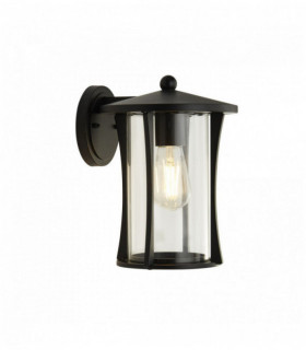 Esterno lampadina pagoda 1 - vetro nero con trasparente