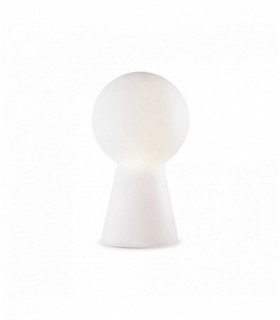 Lampe de table Blanche BIRILLO 1 ampoule Diamètre 28 Cm