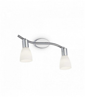 Applique murale Blanche SNAKE 2 ampoules