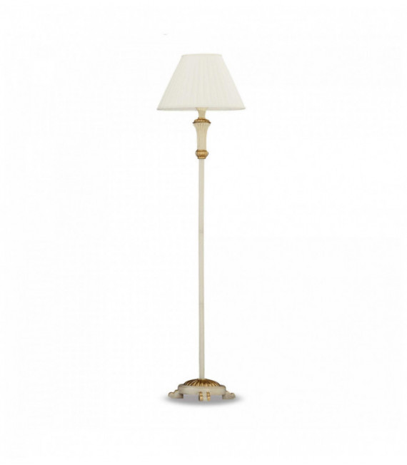 Lampadaire Blanc antique FIRENZE 1 ampoule