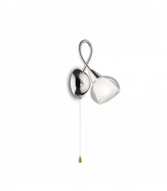 ANGEBOT Transparente Wandleuchte 1 Glühbirne
