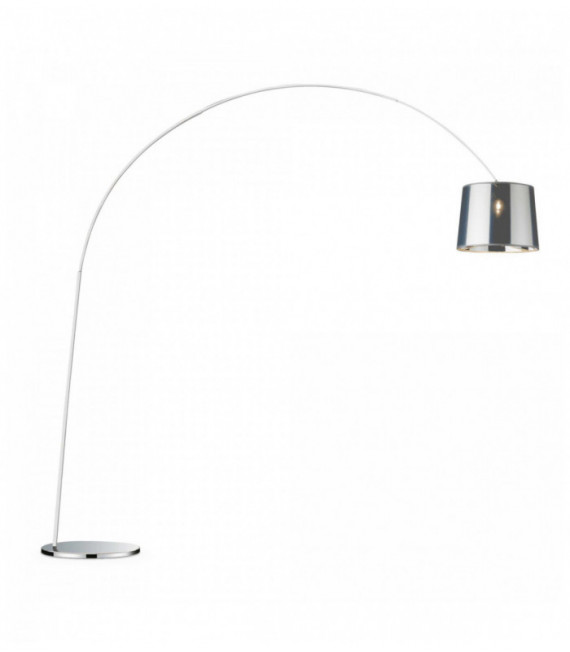 Chrome floor lamp DORSALE 1 bulb
