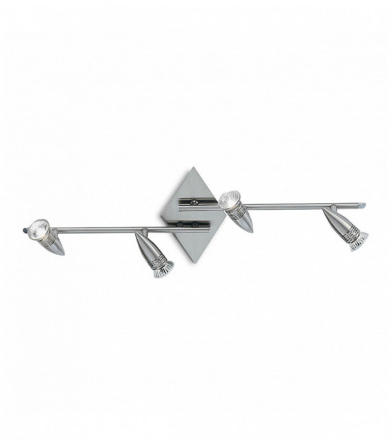 Plafoniera ALFA nichel 4 lampadine