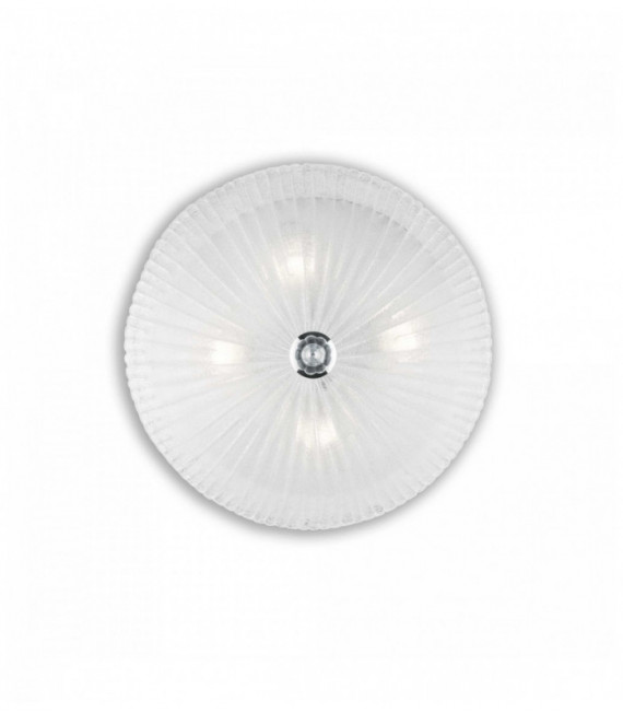 Plafoniera SHELL trasparente 4 lampadine