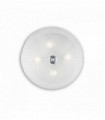 Transparent SHELL ceiling light 4 bulbs