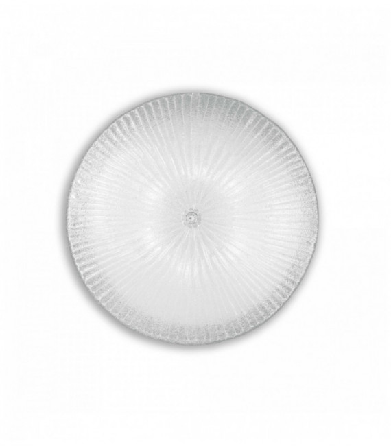 SHELL transparente plafón 6 bombillas