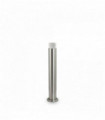 Steel floor lamp VENUS 1 aluminum bulb