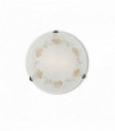 Amber FOGLIA ceiling light 2 bulbs