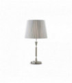 Lampe de table Argentée PARIS 1 ampoule en métal
