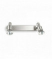 Nickel wall light SLEM 2 bulbs