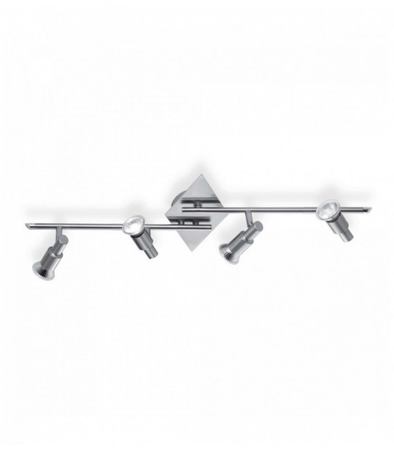 Plafonnier Nickel SLEM 4 ampoules