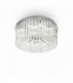 ELEGANT Chrome ceiling lamp 12 bulbs