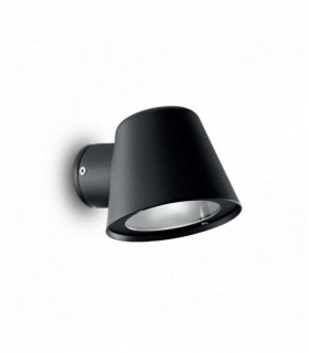 Wall light black GAS 1 bulb