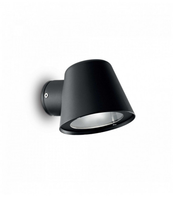 Wall light black GAS 1 bulb