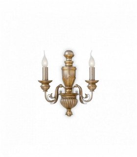 Applique DORA oro antico 2 lampadine