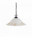 Suspension Ambrée FOGLIA 1 ampoule