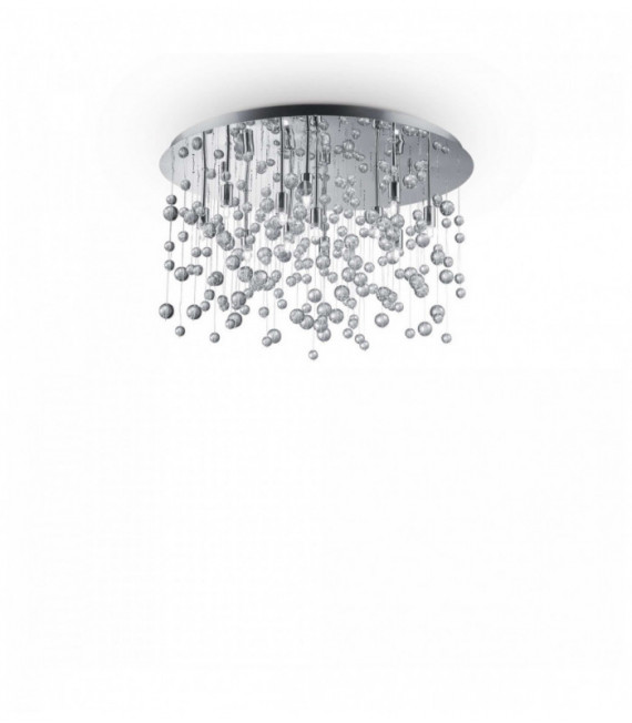 Ceiling light Chrome NEVE 12 bulbs