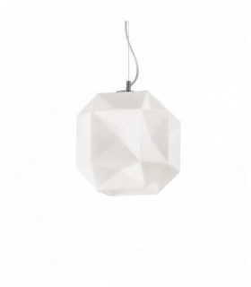 Suspension Chromée DIAMOND 1 ampoule Diamètre 30 Cm
