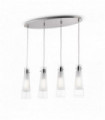 Suspension Transparente KUKY 4 ampoules