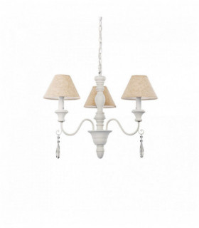 Bianco antico sospensione PROVENCE 3 lampadine