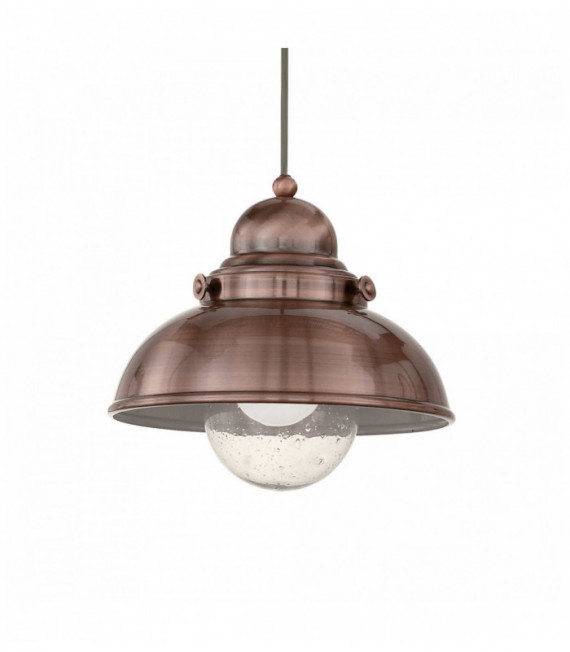 SAILOR copper pendant lamp 1 metal bulb