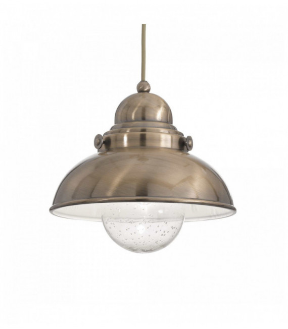 SAILOR Lampada a sospensione marrone 1 lampadina in metallo