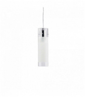 Chrom Pendelleuchte FLAM 1 Glühlampe Breite 7 cm