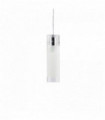 Chrome pendant lamp FLAM 1 bulb Width 7 Cm
