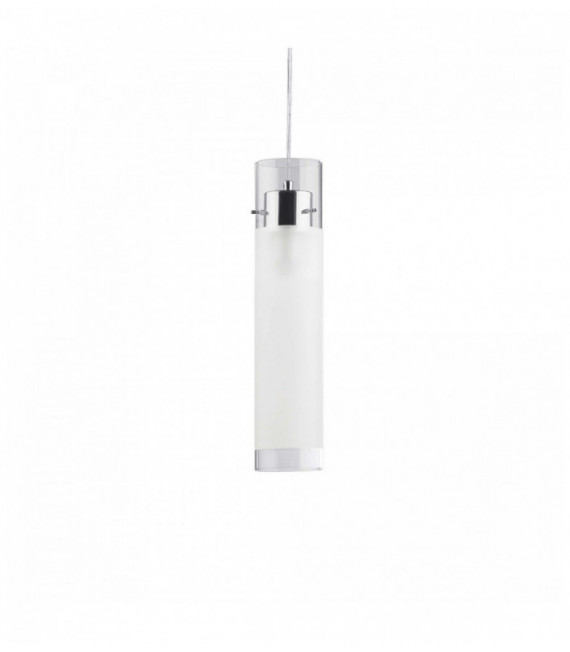 Chrome pendant lamp FLAM 1 bulb Height 6 Cm