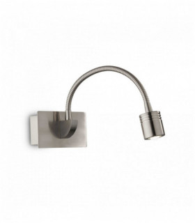 DYNAMO Nickel Wandleuchte 1 Glühbirne