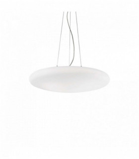 White pendant light SMARTIES BIANCO 3 bulbs Diameter 12 Cm