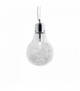 Aluminum pendant light LUCE MAX 1 bulb