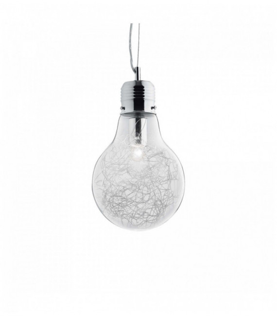 Aluminium Pendelleuchte LUCE MAX 1 Glühbirne
