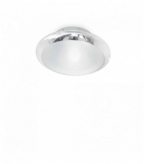 SMARTIES CLEAR Plafón transparente 1 bombilla