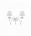 Applique murale Blanche BLANCHE 2 ampoules