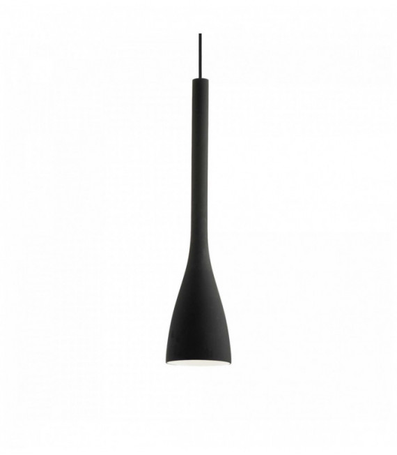Suspension Noire FLUT 1 ampoule Largeur 30 Cm
