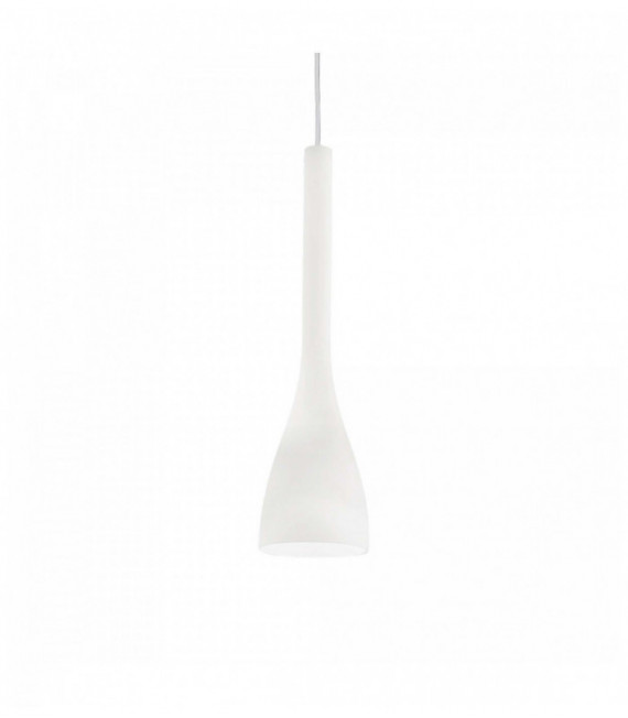 White FLUT pendant lamp 1 bulb Diameter 40 Cm