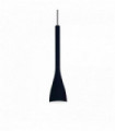 Black pendant light FLUT 1 bulb Diameter 50 Cm