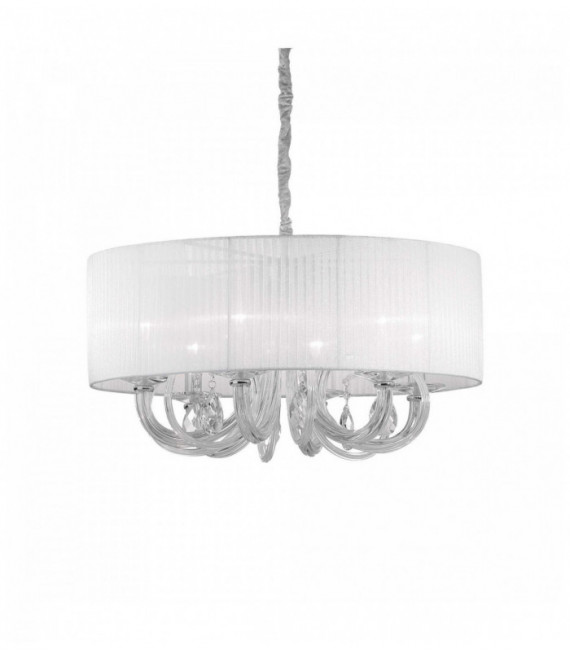 Lampada a sospensione bianca SWAN 6 lampadine