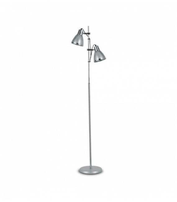 Silver ELVIS floor lamp 2 bulbs
