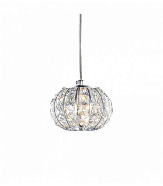 Verchromte Pendelleuchte CALYPSO 1 Glühlampe